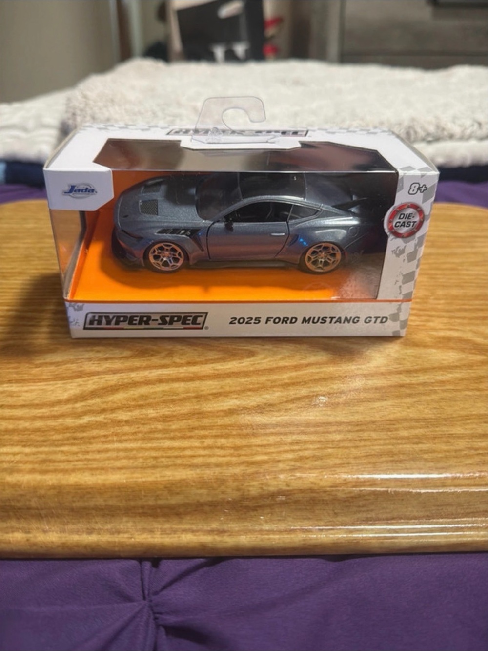 Ada 2025 Ford Mustang GTD 1:32 Die-Cast Car - Gray
